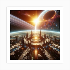 Space City 2 Art Print