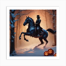 Halloween Horse Art Print