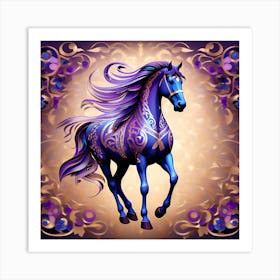 Arabic horse 6 Art Print