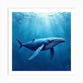 Humpback Whale 2 Art Print