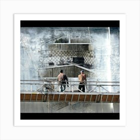 Building Under Construction Art Print