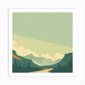 Road To The Mountains 2 Art Print