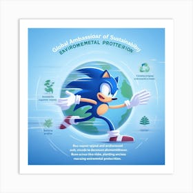 Sonic The Hedgehog 15 Art Print