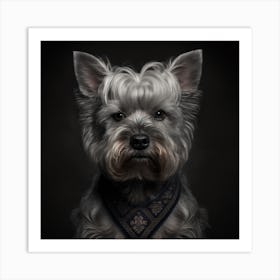 Portrait Of A Dog 13 Art Print