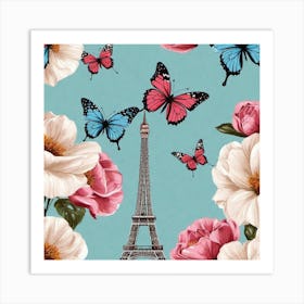 Paris Eiffel Tower 76 Art Print