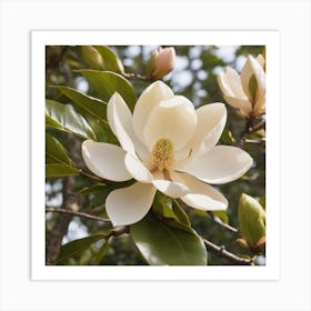 Magnolia Blossom Art Print