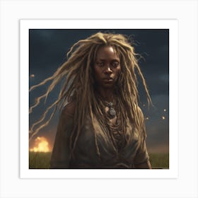 Walking Dead Character Art Print