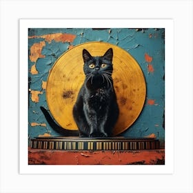 Black Cat 1 Art Print