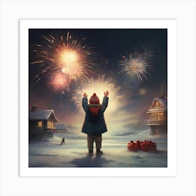 Christmas - Christmas Stock Videos & Royalty-Free Footage Art Print