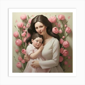 Mother And Child 1 Art Print