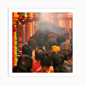 Holi Festival In India Art Print