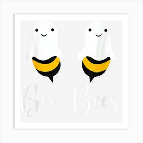 Boo Bees Halloween Costume Spooky Lovely Bees Ghost Art Print