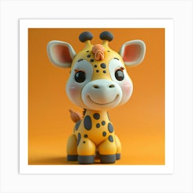 Giraffe 66 Art Print