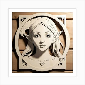 Zelda Elf Art Print