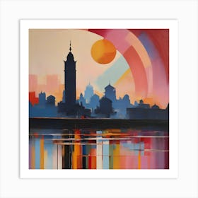 Cityscape Art Print