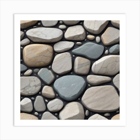 Stone Wall 1 Art Print