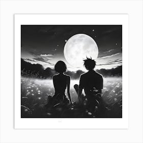 Full Moon Art Print