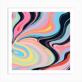 Abstract Swirls Art Print 3 1 Art Print