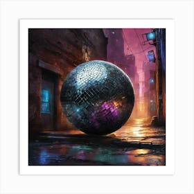 Disco Ball 35 Art Print