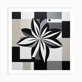 Abstract Flower 1 Art Print