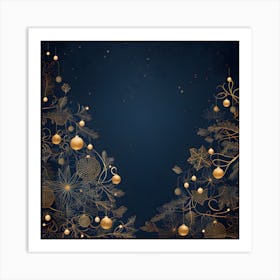 Elegant Christmas Design Series068 Art Print