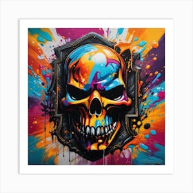 Skull Painting 1 Art Print