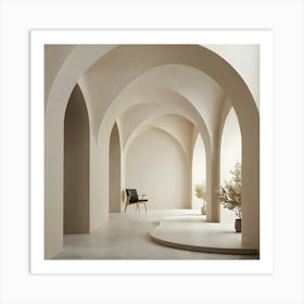 Arched Hallway 12 Art Print