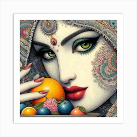 Exotic Beauty Artwork 175 Art Print