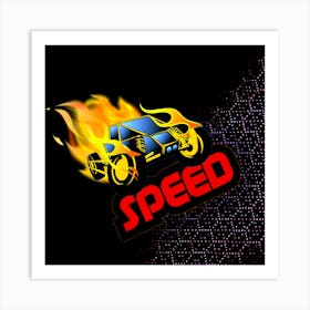 Speed Logo Art Print