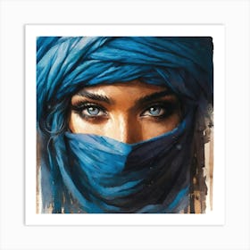 Powerful Tuareg Woman #6 Art Print