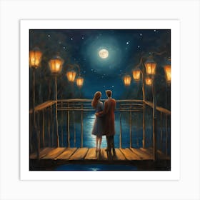 The Lovers 2 Art Print