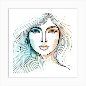 Portrait Of A Woman 22 Art Print