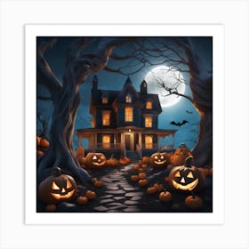 Haunted House 10 Art Print