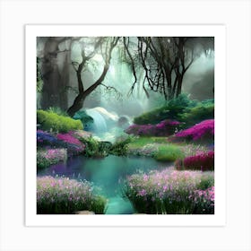 Beautiful Forest Art Print