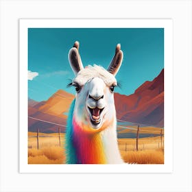 Llama 3 Art Print