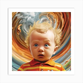 Baby In A Vortex Art Print