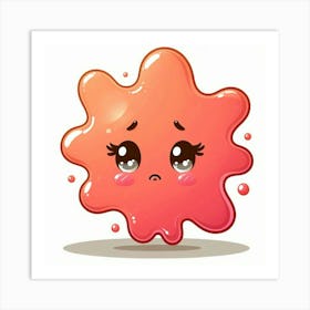 Cute Blob Art Print