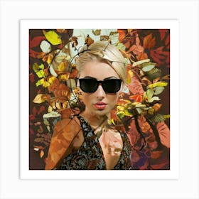 Firefly Hyper Opulent, Collage, Potpourri, Scraps, Sophisticated, Light Skin, Black Woman, Mini Coat (2) Art Print