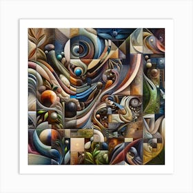 Abstract Painting 55 Art Print