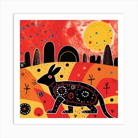 Kangaroo 3 Art Print