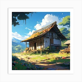 House In The Countryside 3 Art Print