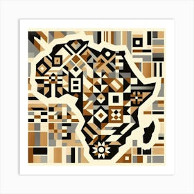 The African Patch Art Print