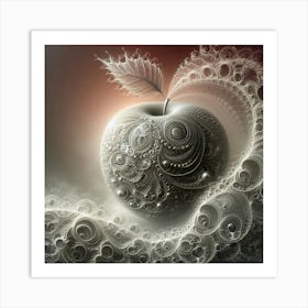 Fractal Apple 1 Art Print