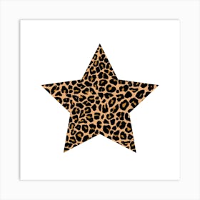 Leopard Star 1 Art Print