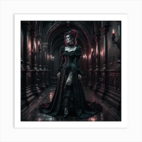 Gothic Mistress Art Print