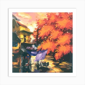 Autumn Tree Art Print