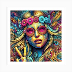 Psychedelic Art Art Print