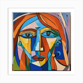 Paint Of Picasso Style (1) Art Print