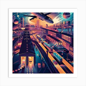 Sci-Fi Illustration Art Print