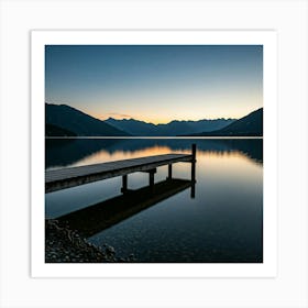 Lake Taupo Art Print